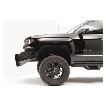 Fab Fours Black Steel Front Bumper 2 Stage Black Powder Coated w/No Guard l CS16-K3861-1