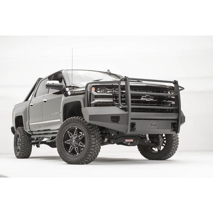 Fab Fours Elite Front Bumper 2 Stage Black Powder Coated w/Full Guard l CS16-R3860-1