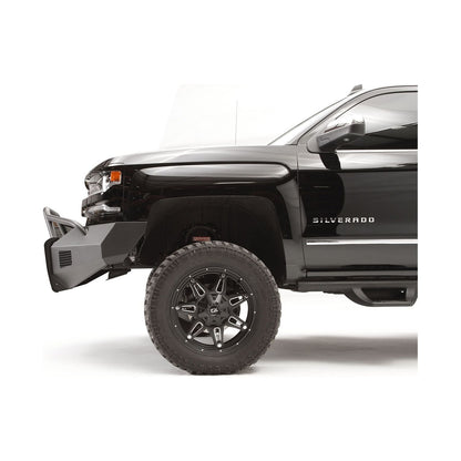 Fab Fours Elite Front Bumper 2 Stage Black Powder Coated w/Pre-Runner Guard l CS16-R3862-1