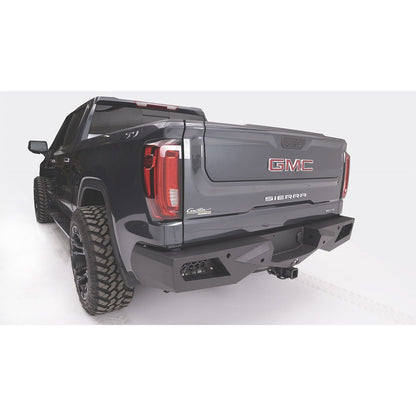Fab Fours Vengeance Rear Bumper 2 Stage Black Powder Coated w/Sensors l CS19-E4051-1