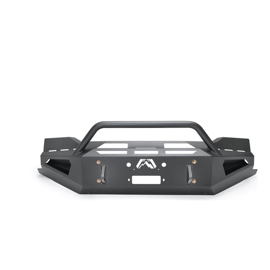 Fab Fours Red Steel Front Bumper w/Pre-Runner Guard l CS19-RS4062-1