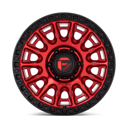 Fuel 1PC D834 CYCLE CANDY RED WITH BLACK RING