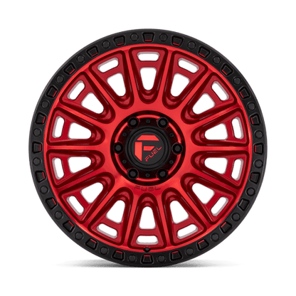 Fuel 1PC D834 CYCLE CANDY RED WITH BLACK RING