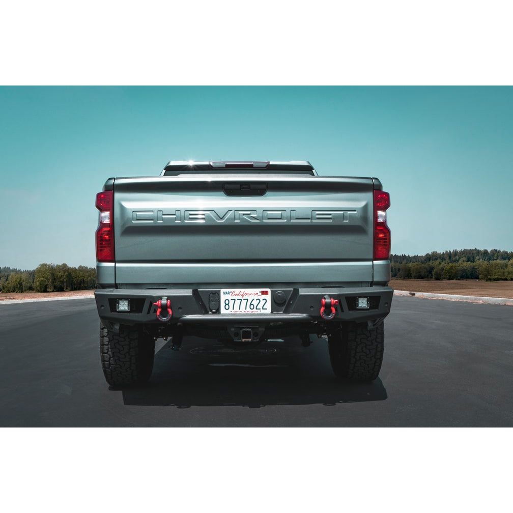 Body Armor 4x4 2019-2024 CHEVROLET SILVERADO/GMC SIERRA 1500 AMBUSH REAR BUMPER GM-2966