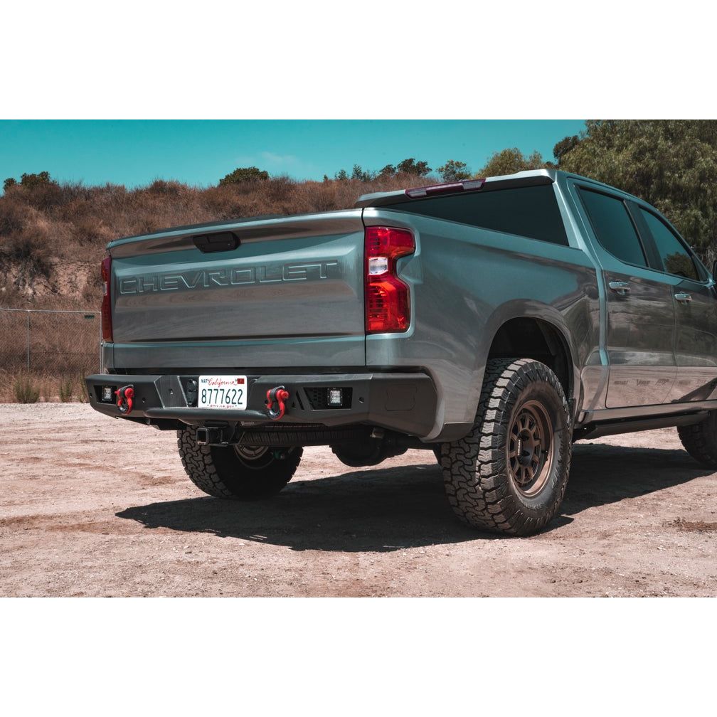 Body Armor 4x4 2019-2024 CHEVROLET SILVERADO/GMC SIERRA 1500 AMBUSH REAR BUMPER GM-2966