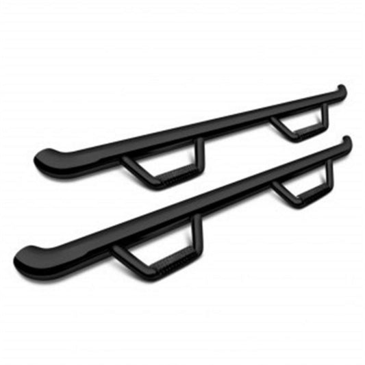 Smittybilt N-Fab Nerf Step Wheel-To-Wheel Black Powder Coat 4 Step I D1598CC