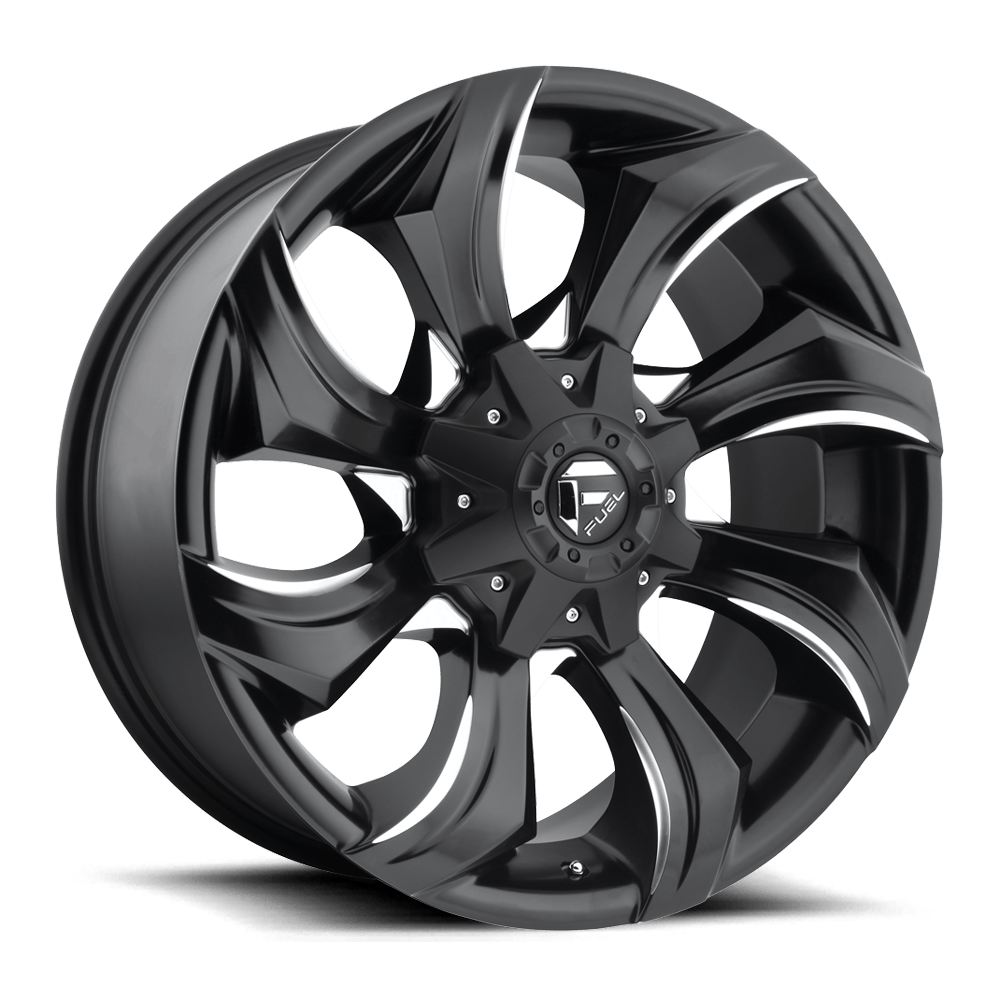 Fuel 1PC D571 STRYKR GLOSS BLACK MILLED