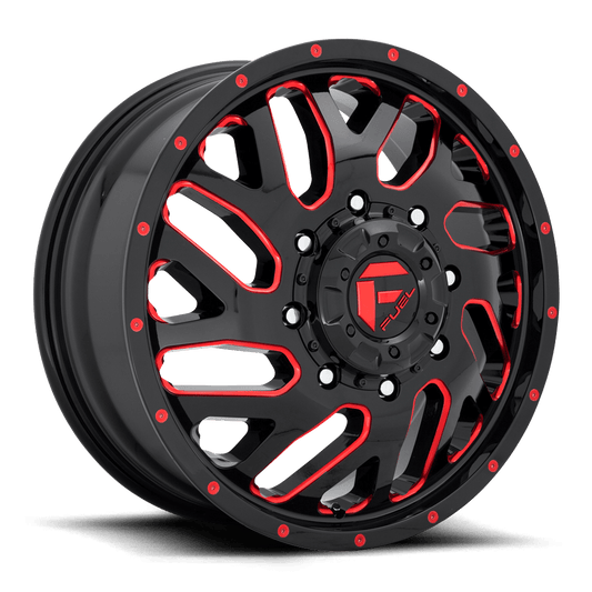 Fuel 1PC D656 TRITON GLOSS BLACK RED TINTED CLEAR
