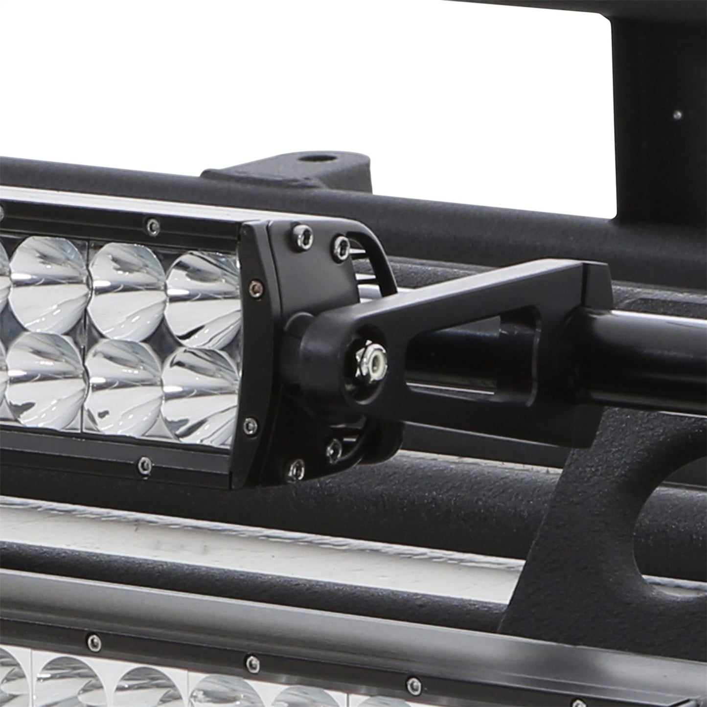 Smittybilt Defender Series LED Light Bar Brackets Dual Level LED Light Bar Mounting System 4 CNC Machined Light Tabs For Use w/4 ft. Defender Rack I D8084