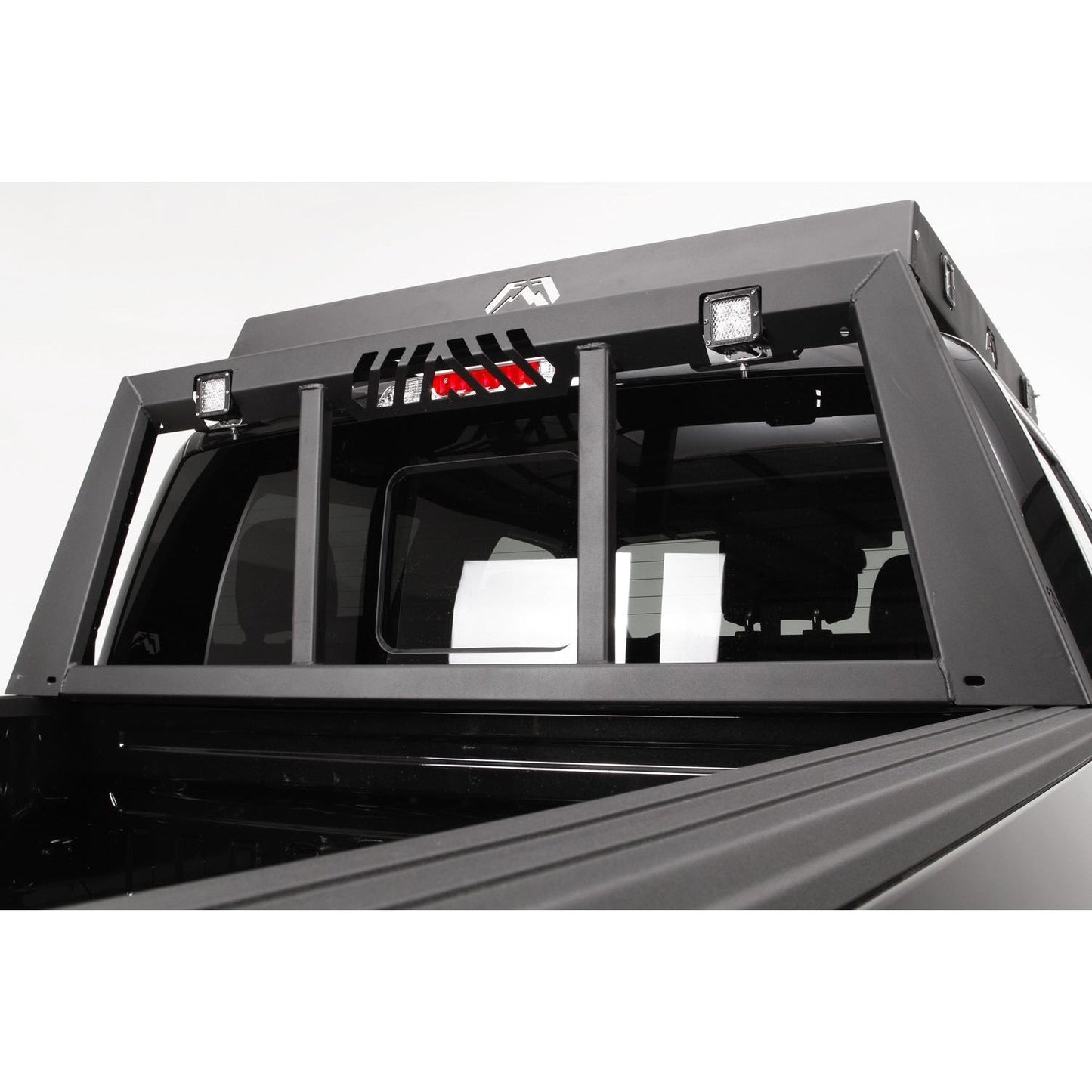 Fab Fours Headache Rack 2 Stage Black Powder Coated l HR2009-1