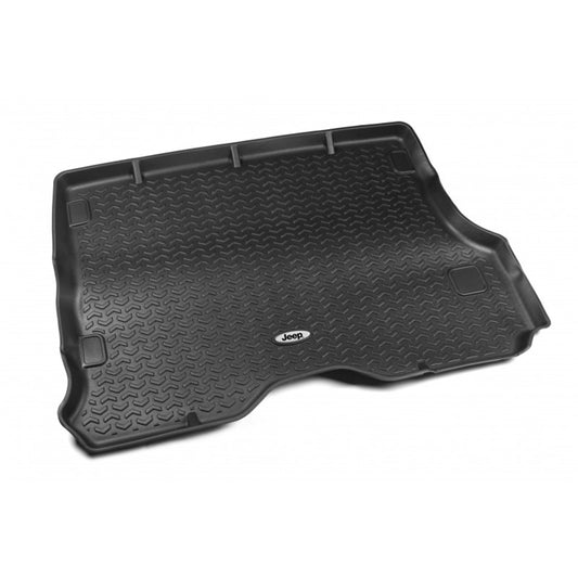 RUGGED RIDGE | DMC-12975.29 | Cargo Liner, Black, Jeep Logo, 84-01 Jeep Cherokee (Xj)