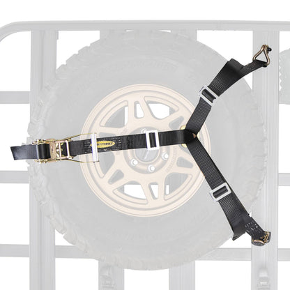 SMITTYBILT | Defender Platform 3 Way Tire Strap Smittybilt |DP802