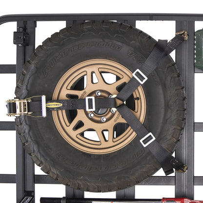 SMITTYBILT | Defender Platform 3 Way Tire Strap Smittybilt |DP802