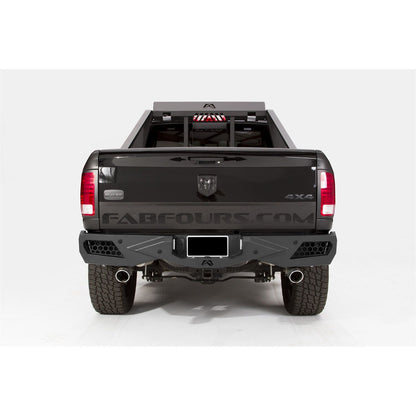 Fab Fours Premium Rear Bumper 2 Stage Black Powder Coated w/Sensors l DR09-E2951-1