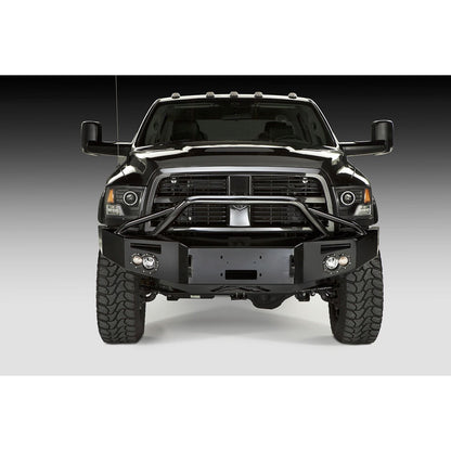 Fab Fours Premium Winch Front Bumper 2 Stage Black Powder Coated w/Pre-Runner Grill Guard l DR13-H2952-1