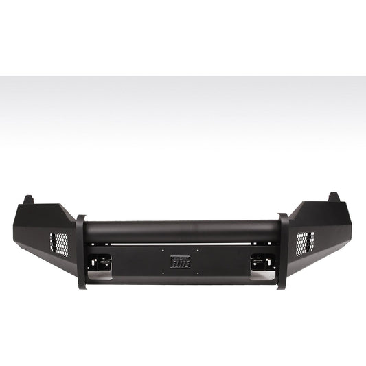 Fab Fours Elite Front Bumper 2 Stage Black Powder Coated w/o Grill Guard w/Tow Hooks l DR13-R2961-1