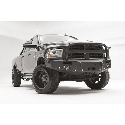 Fab Fours Premium Winch Front Bumper 2 Stage Black Powder Coated w/Full Guard w/Sensors l DR16-C4050-1