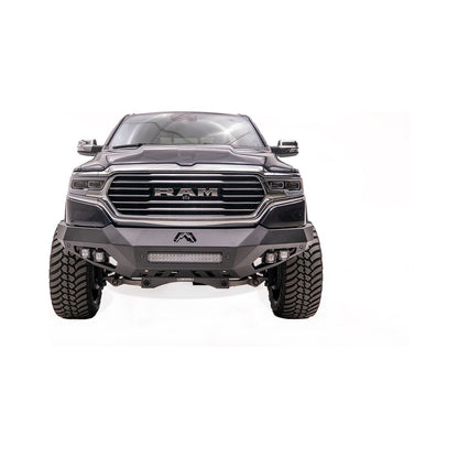 Fab Fours Vengeance Front Bumper 2 Stage Black Powder Coated No Guard l DR19-D4251-1