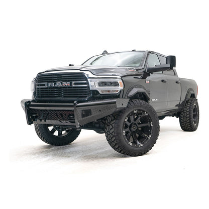 Fab Fours Black Steel Front Bumper w/No Guard l DR19-S4461-1