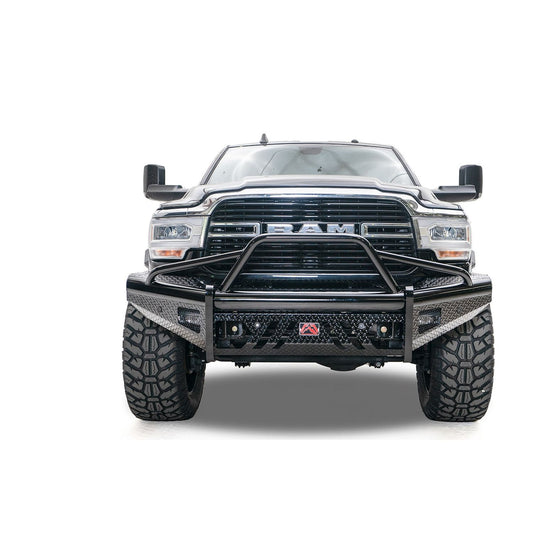 Fab Fours Black Steel Front Bumper w/Pre-Runner Guard l DR19-S4462-1