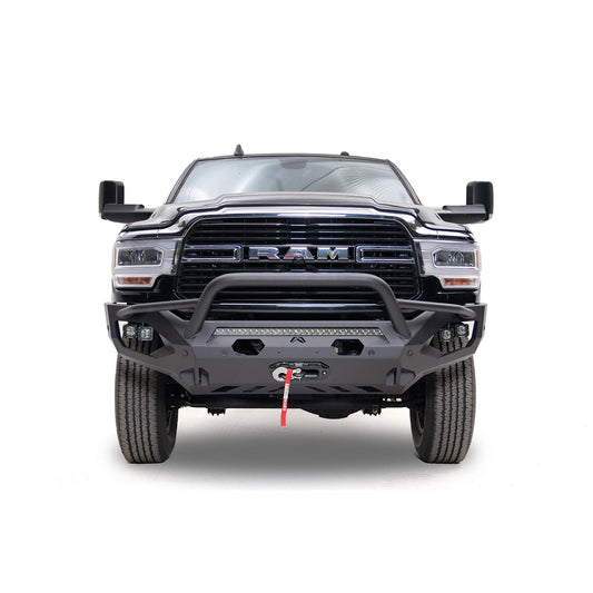 Fab Fours Matrix Front Bumper w/Pre-Runner Guard Plate Steel l DR19-X4452-1