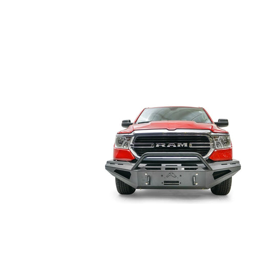 Fab Fours Red Steel Front Bumper w/Pre-Runner Guard l DR19-RS4262-1