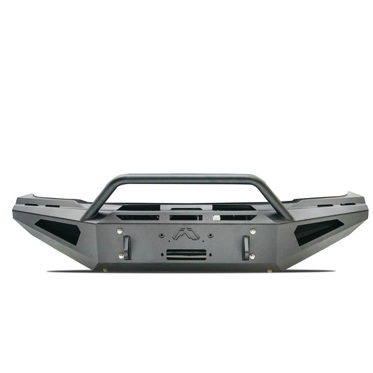 Fab Fours Red Steel Front Bumper w/Pre-Runner Guard l DR19-RS4462-1
