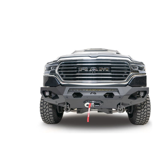 Fab Fours Matrix Front Bumper 2 Stage Black Powder Coat 7/8 in. D-Ring Mounts No Guard l DR19-X4251-1