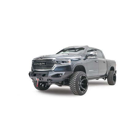 Fab Fours Matrix Front Bumper 2 Stage Black Powder Coat 7/8 in. D-Ring Mounts No Guard l DR19-X4251-1