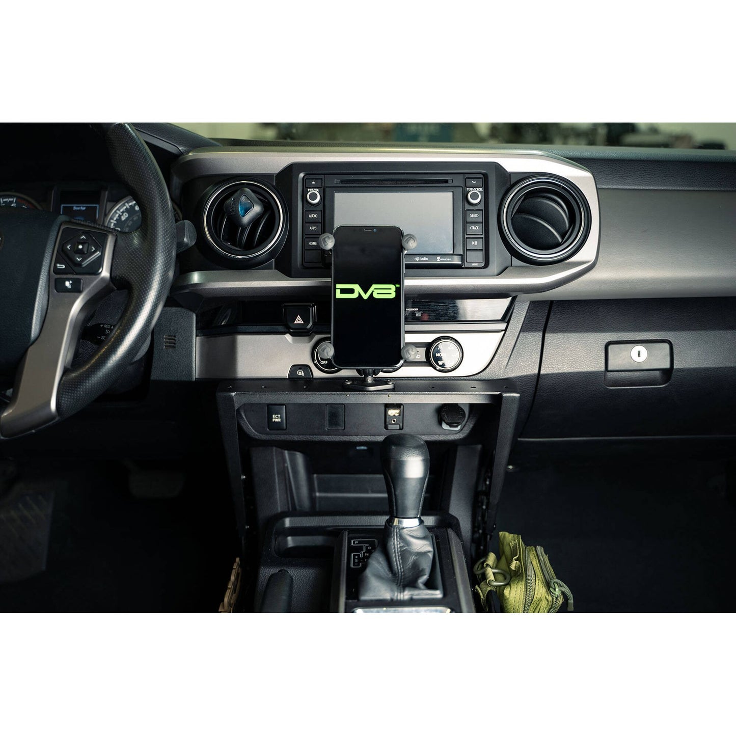 DV8 Off-Road 2016-2023 Toyota Tacoma Center Console Molle Panels & Device Mount C3| CCT1-01
