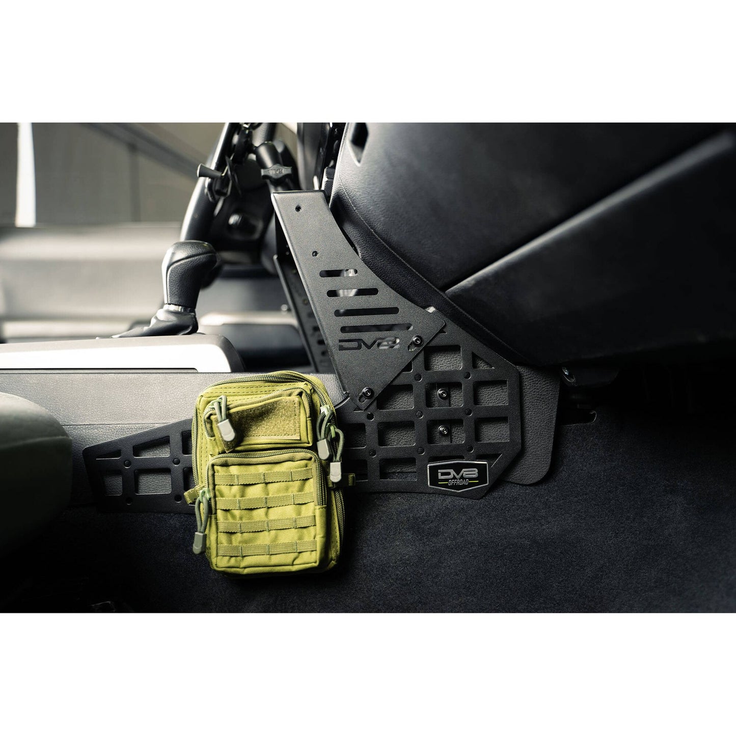 DV8 Off-Road 2016-2023 Toyota Tacoma Center Console Molle Panels & Device Mount C3| CCT1-01