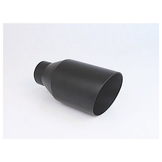 Exhaust Tip Black Powder Coated Double Wall Closed Outer Casing DT-24113CBK