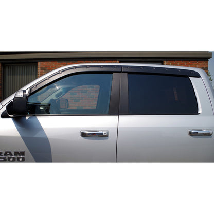 TOUGH GUARD | Dodge RAM 2500/3500 (2010-2019) Textured Tough Window Visors Crew Cab Only |  TV6R09-CC