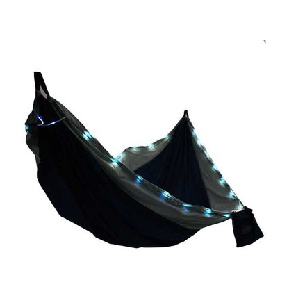 EQUIP  2P ILLUMINATED TRAVEL HAMMOCK - LIGHT BLUE/BLUE 971662