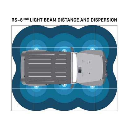 Pro Comp RGB 6 LED 9W Rock Light Kit 76501RGB