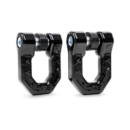 DV8 Off-Road Elite Series 3/4" D-Ring Shackles | Pair Red C3| UNSK-01RD