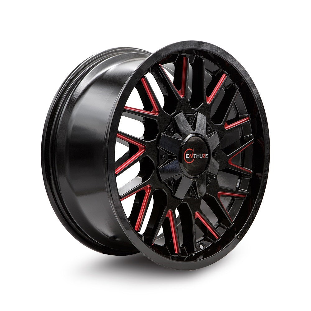 ENTHUZE REVOLVER GLOSS BLACK / RED MILLED