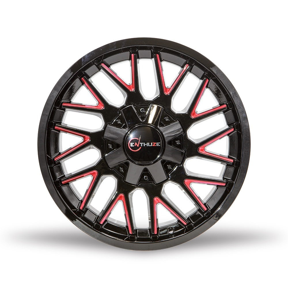 ENTHUZE REVOLVER GLOSS BLACK / RED MILLED