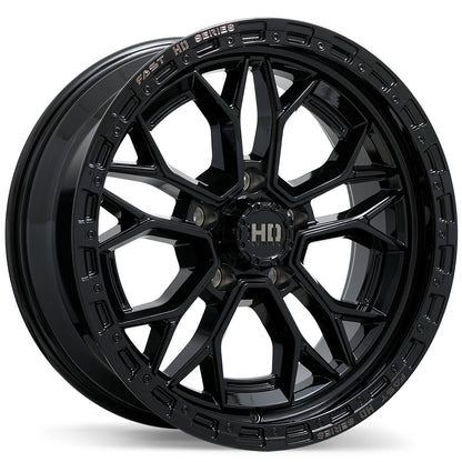 Fast HD Muramasa Gloss Black with Grey Milling