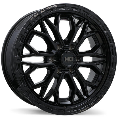 Fast HD Muramasa Gloss Black with Grey Milling