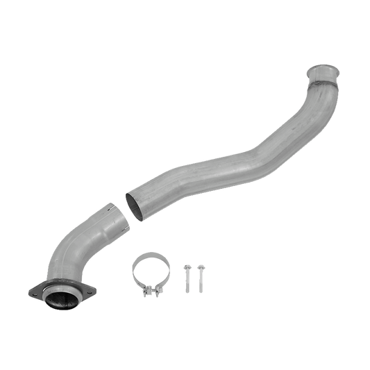 MBRP | Turbo Down Pipe Aluminized Steel For 08-10 Ford F250/350/450 6.4L Powerstroke  | FAL455