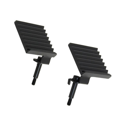 FISHBONE OFFROAD | 07-17 Jk Foot Peg Set (Driver & Passenger) Black Powder Coated Steel | FB21040