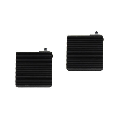 FISHBONE OFFROAD | 07-17 Jk Foot Peg Set (Driver & Passenger) Black Powder Coated Steel | FB21040