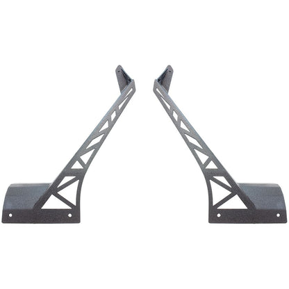 FISHBONE OFFROAD | 2018-19 Wrangler Jl Windshield Light Bracket Black Powder Coat | FB21058