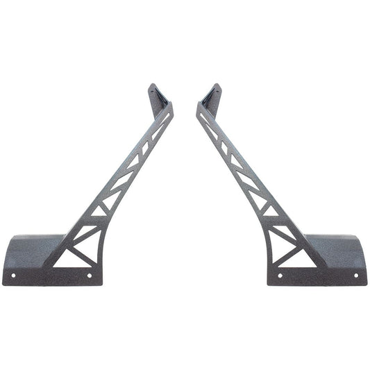 FISHBONE OFFROAD | 2018-19 Wrangler Jl Windshield Light Bracket Black Powder Coat | FB21058