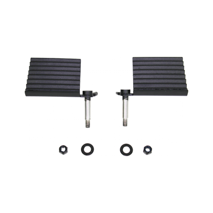 FISHBONE OFFROAD | 76-06 Foot Peg Set (Driver & Passenger) Tj Yj Cj Black Powder Coated Steel | FB21078
