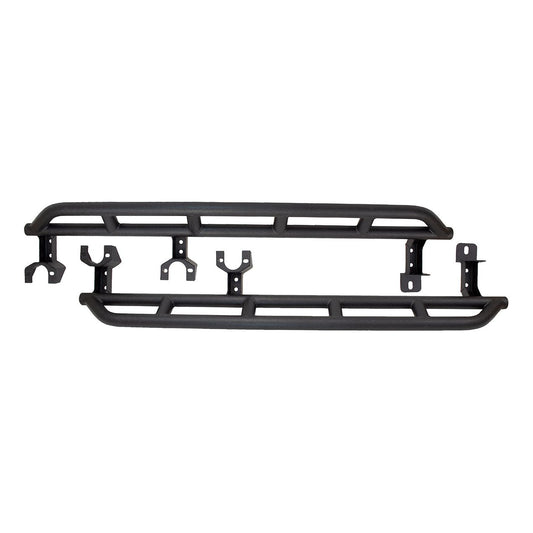 FISHBONE OFFROAD | 2018-19 Wrangler Jl Rocker Guard (4 Door) Black Powder Coat | FB21096