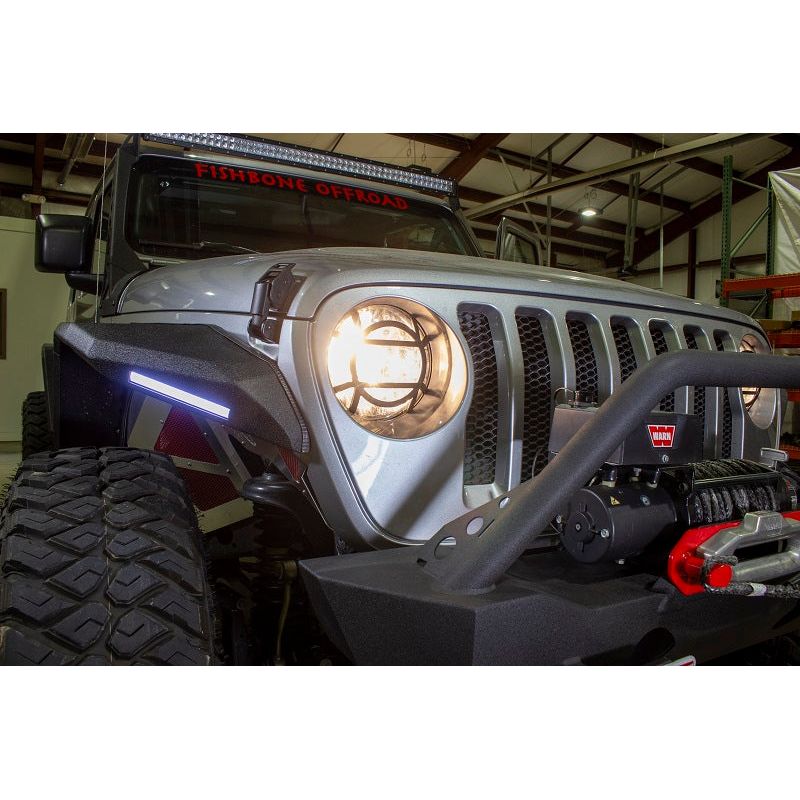 FISHBONE OFFROAD | 2018 - Present Jeep Jl Headlight Guards | FB21120