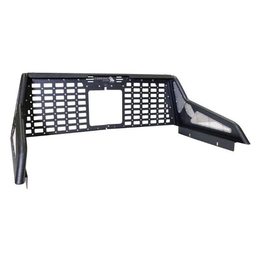 FISHBONE OFFROAD | 16-C Tacoma Chase Rack With Molle Window Panel Stainless Steel Black Powder Coated Steel | FB21243