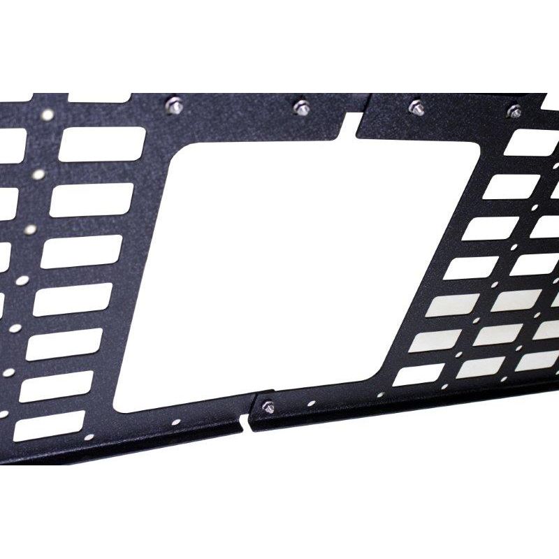 FISHBONE OFFROAD | 20-C Gladiator Molle Window Panel Black Powder Coated Stainless Steel | FB21262